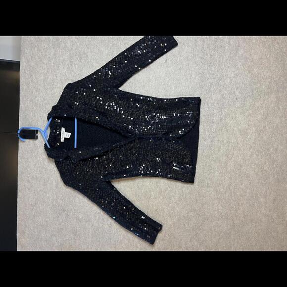 White House Black Market Jackets & Blazers - Stunning Black Sequin Blazer by White Black Market - XS